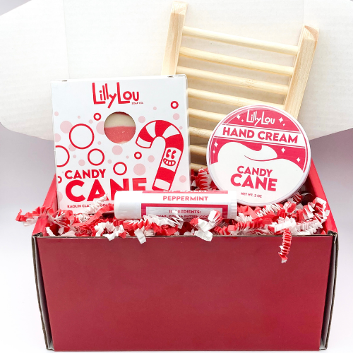 Candy Cane Gift Box