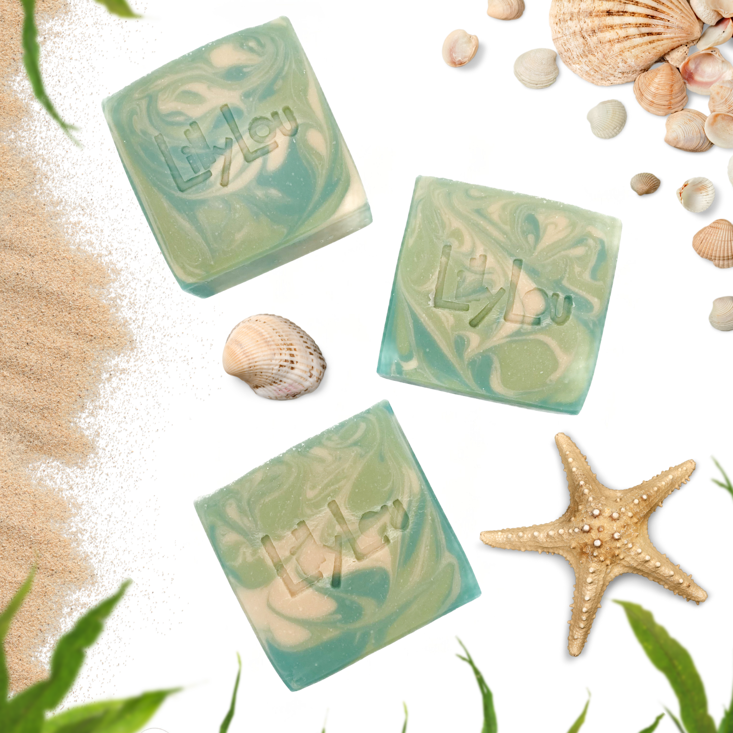 The Seaside Bar | Sea Salt, Ozone, & Vetiver Scented