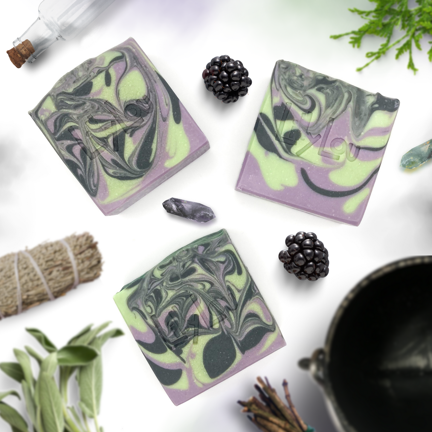 The Witchberry Bar | Blackberry, Sage, & Cedar Scented