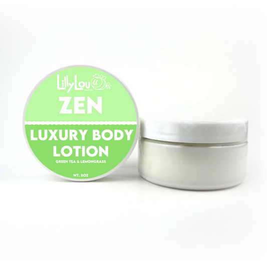 "Zen" Luxury Body Lotion | Green Tea & Lemongrass Scented