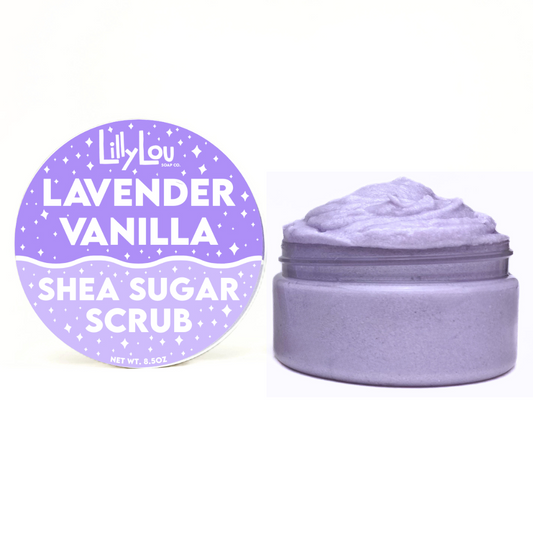 Lavender Vanilla Shea Sugar Scrub