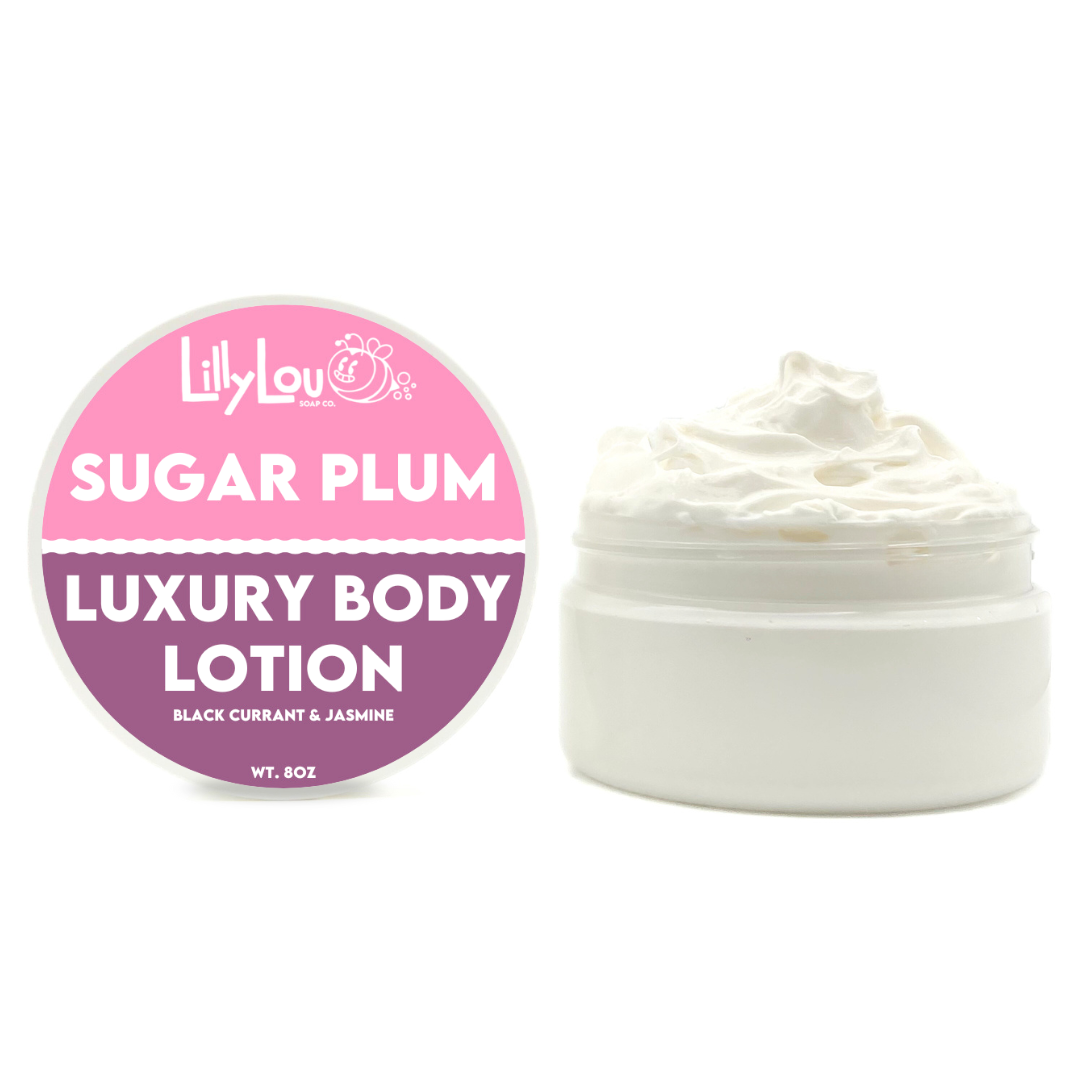 Sugar Plum Luxury Body Lotion | Black Currant & Jasmine Scented