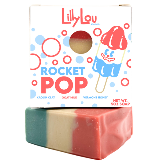The Rocket Pop Bar | Blue Raspberry, Lemon, & Cherry Scented