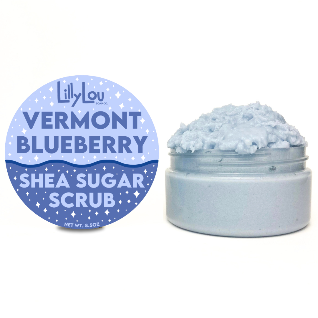 Vermont Blueberry Shea Sugar Scrub