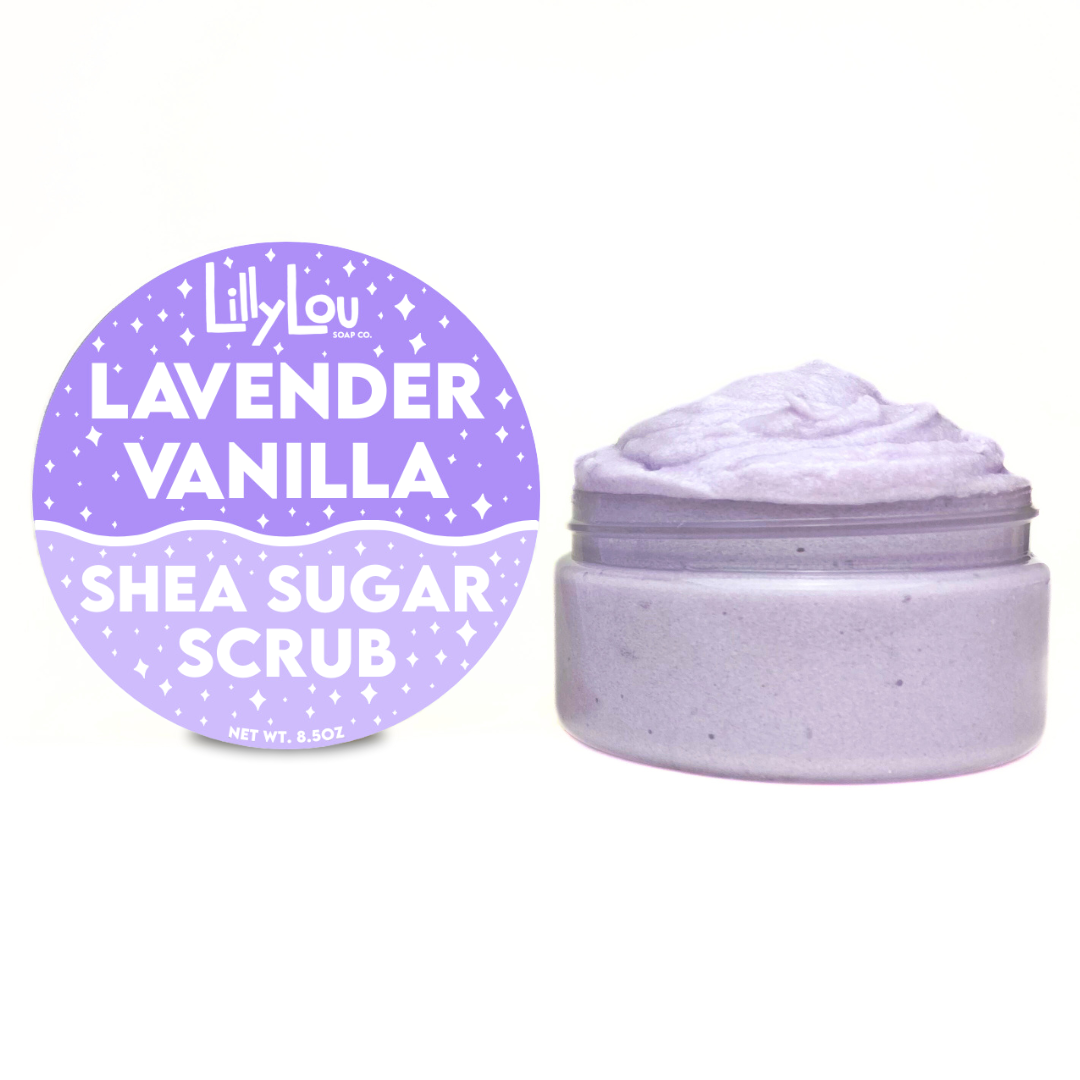 Lavender Vanilla Shea Sugar Scrub